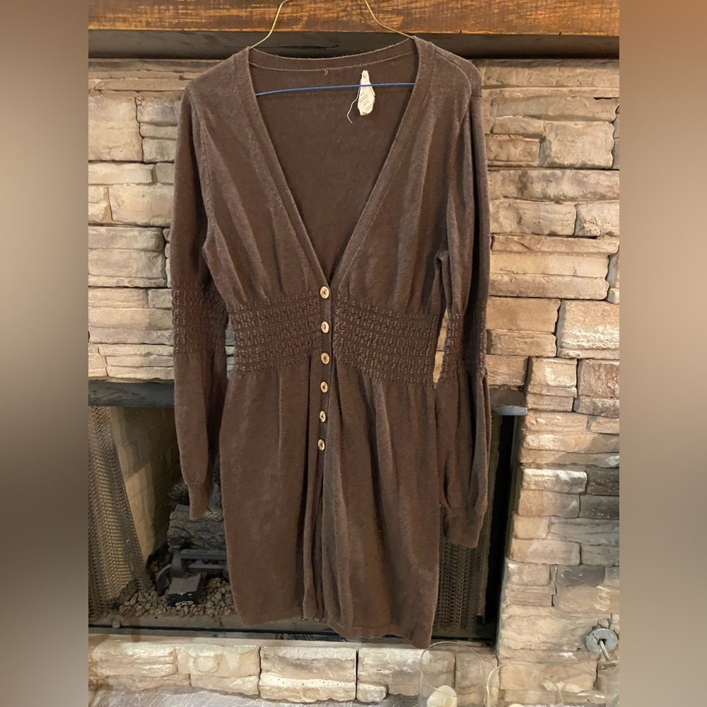 Chelsea & Violet‎ Cardigan Brown Sweater